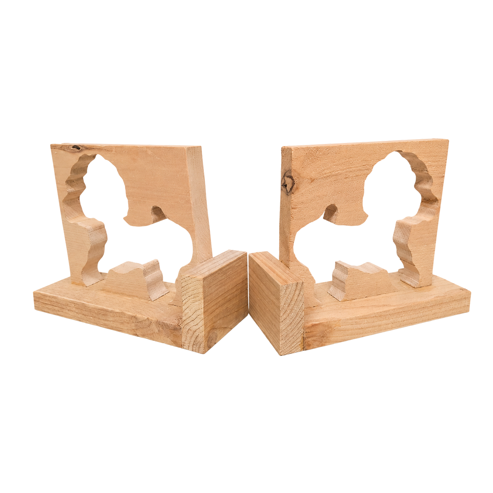 Book Ends, Lion handcrafted wooden toy