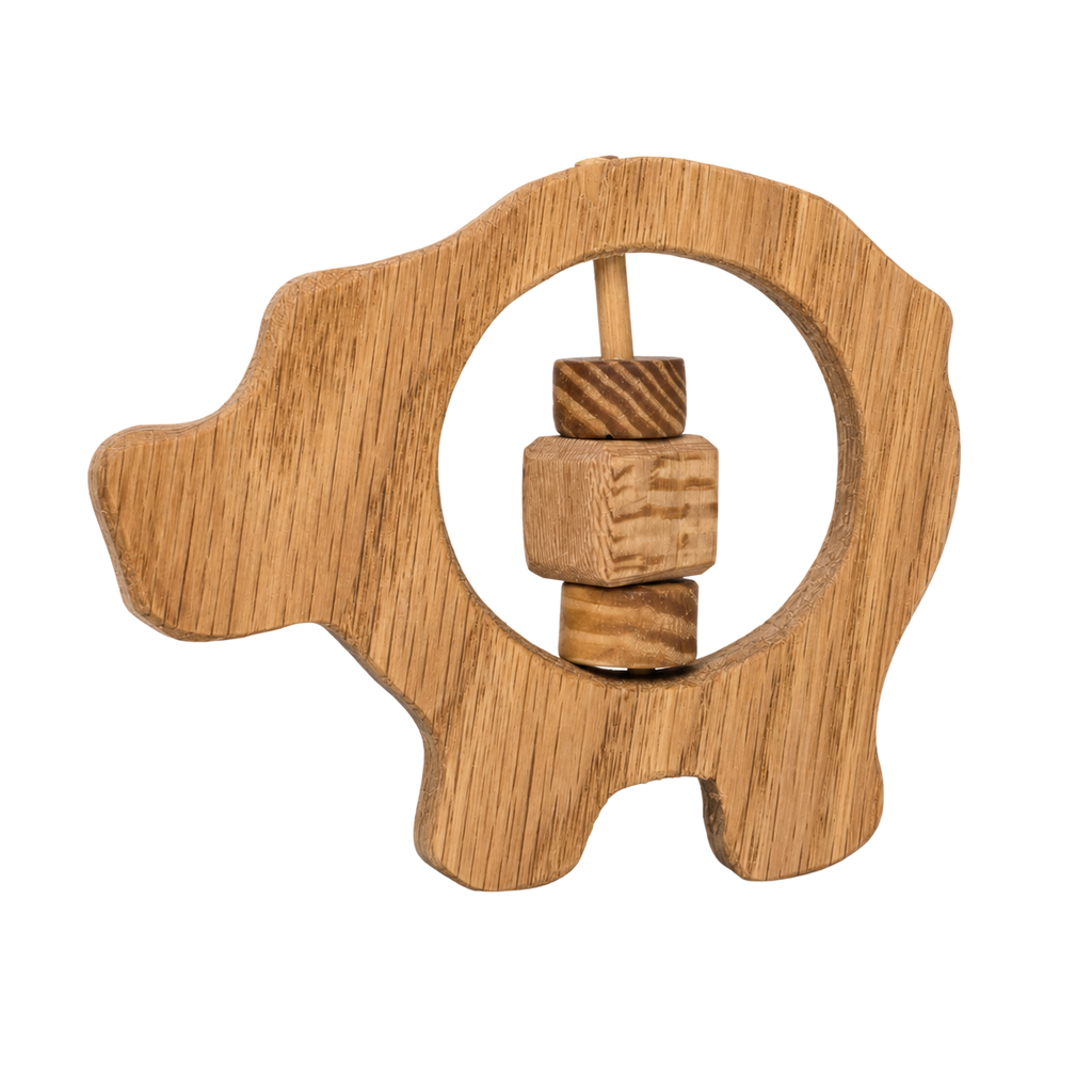 Teething Rattle - Hippo