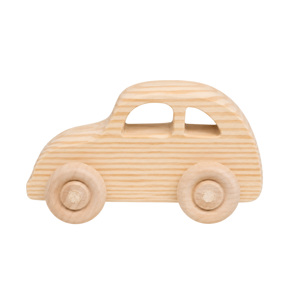 Beetle Car handcrafted wooden toy
