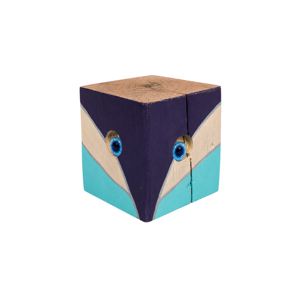 Fox block handcrafted wooden toy