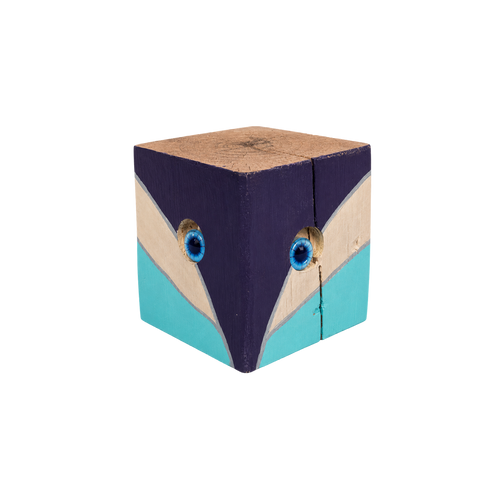 Fox block handcrafted wooden toy