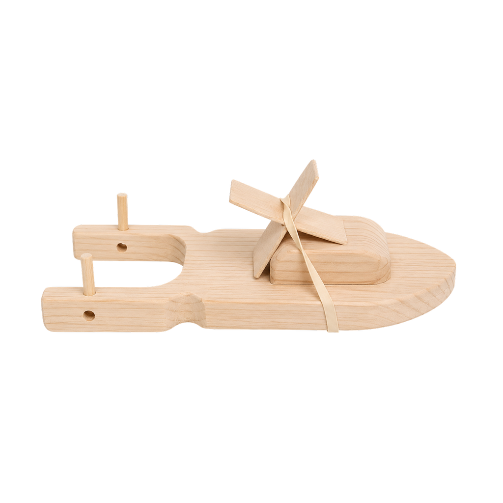 Paddle Boat handcrafted wooden toy
