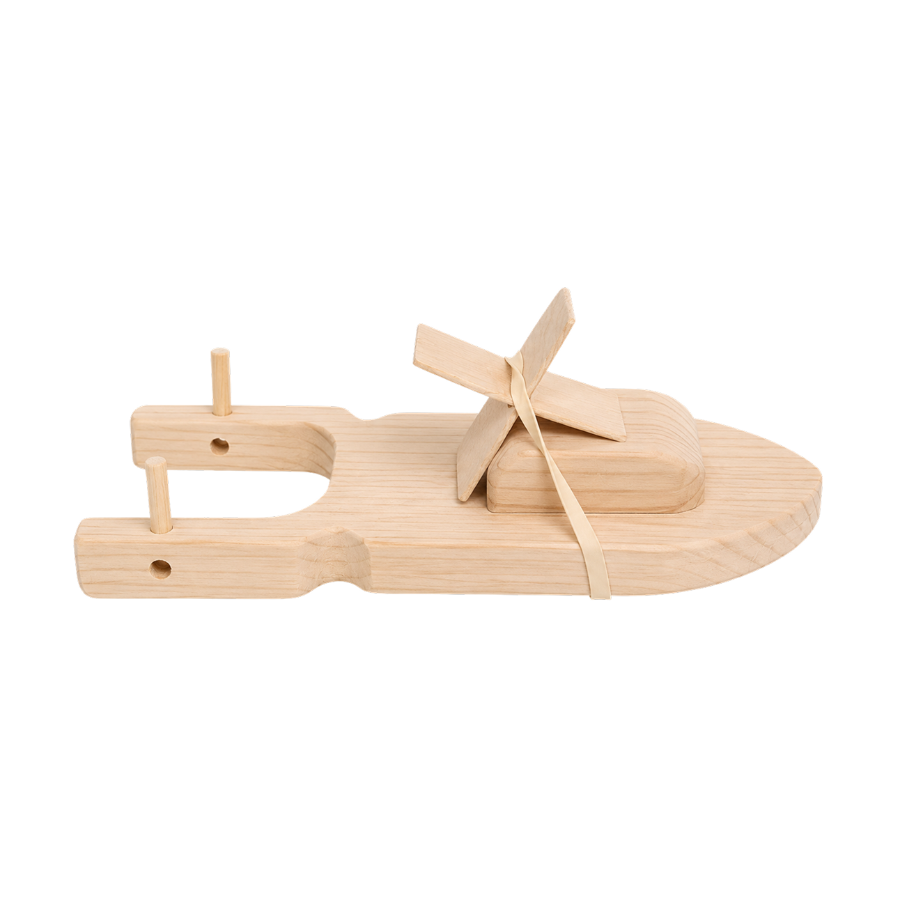 Paddle Boat handcrafted wooden toy