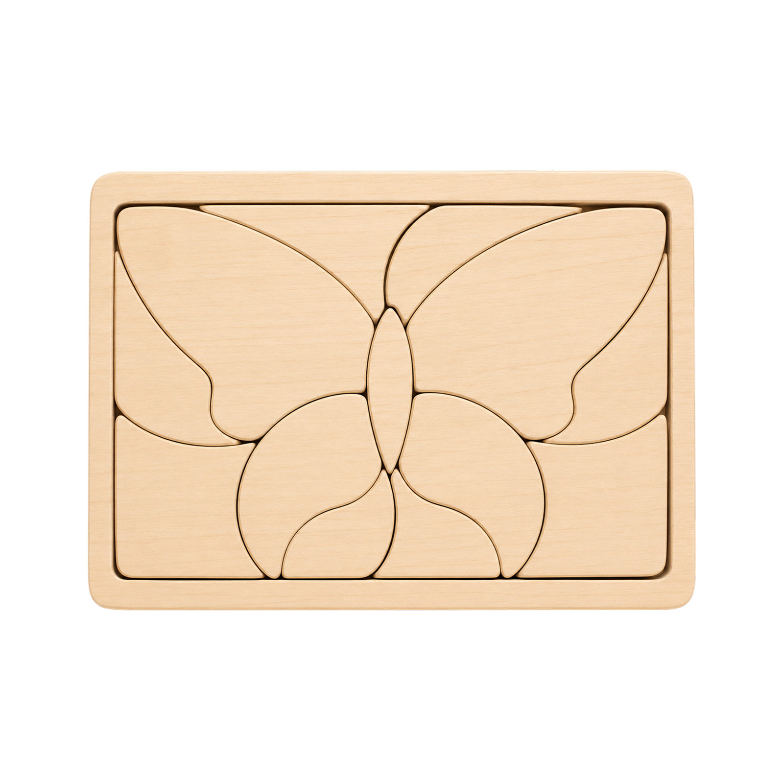 Puzzle, Butterfly (small) handcrafted wooden toy