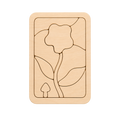 Puzzle, Flower (small) handcrafted wooden toy
