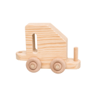 Coal train car handcrafted wooden toy