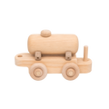 Gas Tanker train car handcrafted wooden toy
