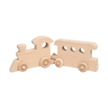 Train Set (set of 2) handcrafted wooden toy