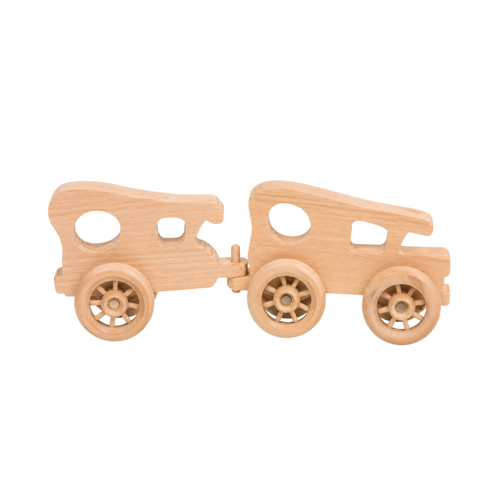 Caravan Cars (set of 2) handcrafted wooden toy
